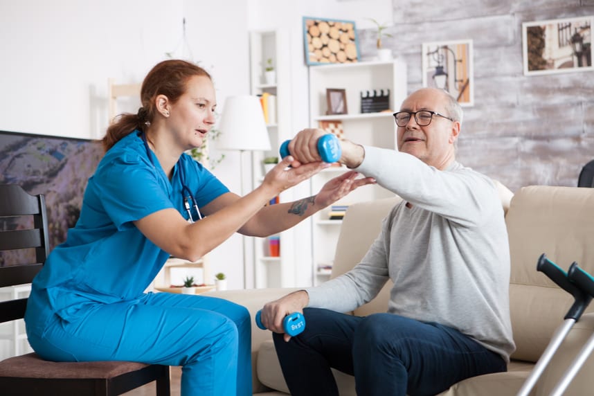 Physiotherapy session